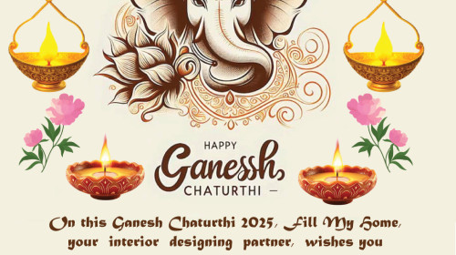 Celebrate Ganesh Chaturthi 2025 with Elegant Interior Designing Services in Attibele – By Fill My Home